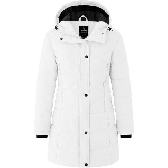 Jackets & Blazers - Eco-Conscious Long Puffer Coat for Women – Adjustable Fit & Cozy Warmth